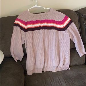 Oversized off the shoulder Express sweater
